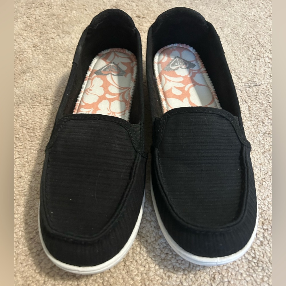 Roxy Black Slip-On Shoes